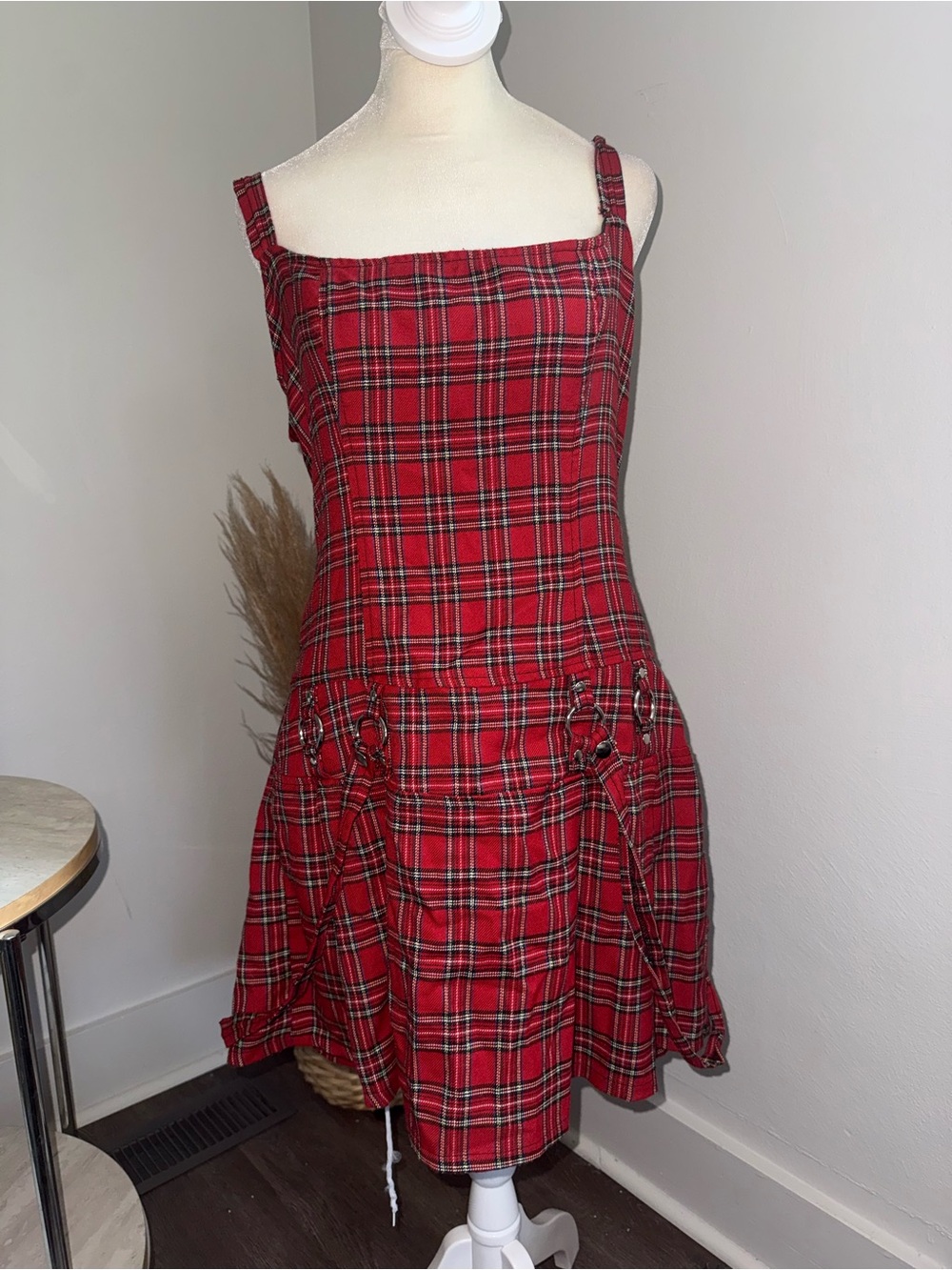 Lip Service Red Plaid Dress